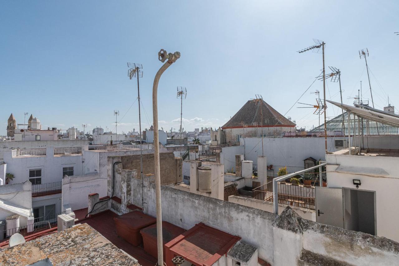 Terraza Estampa De Cadiz Apartamento Exterior foto